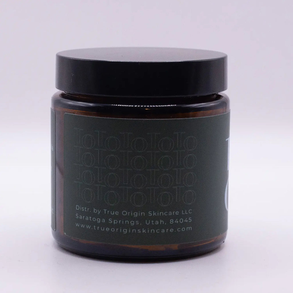 True Origin Deep Hydration Whip tallow moisturizer in jar — front view