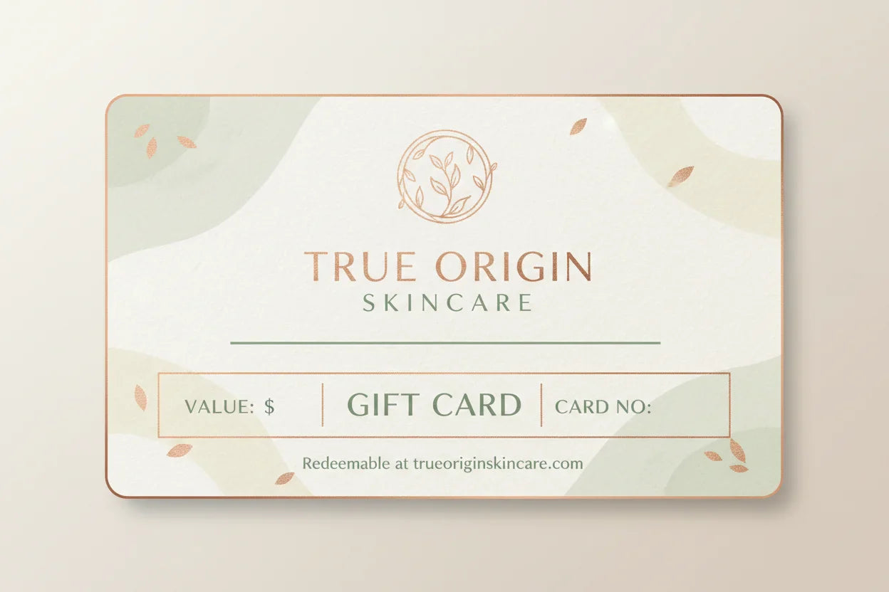 True Origin Skincare gift card
