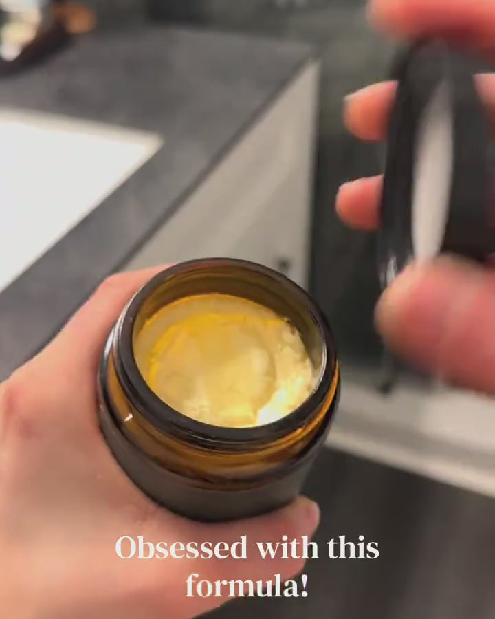 Deep Hydration Whip texture: opening the jar, scooping, and melting into skin